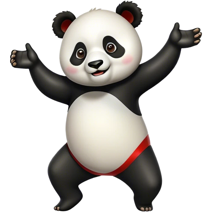 Lundy panda dancing salsa emoji