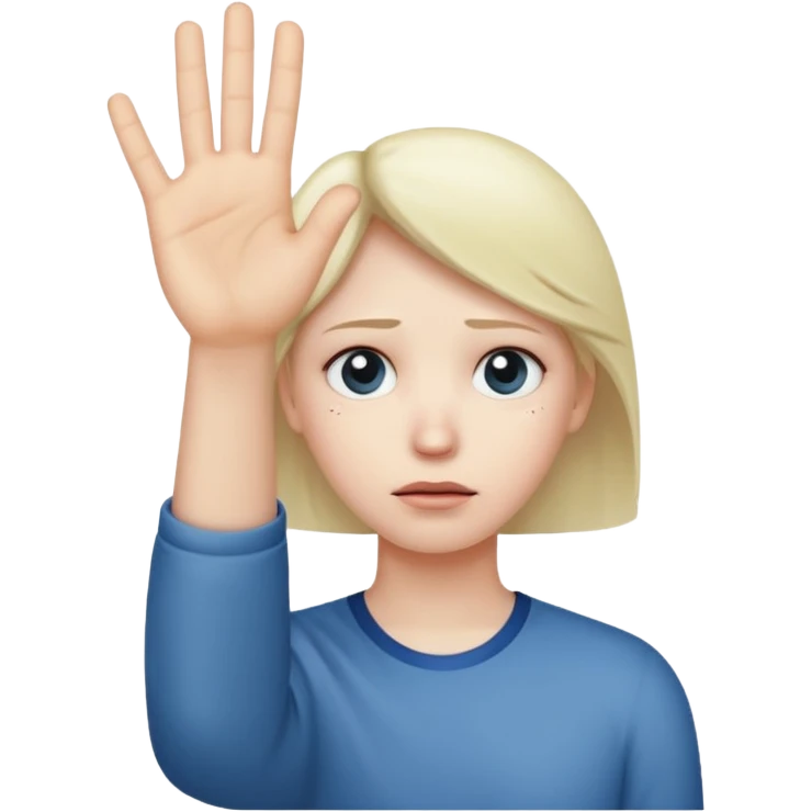 Loser L with hand emoji