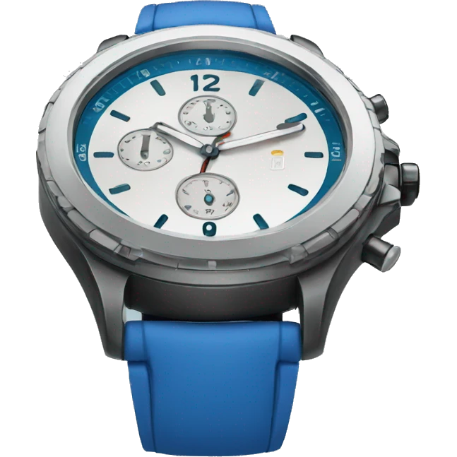 Watch showing 7:30 emoji