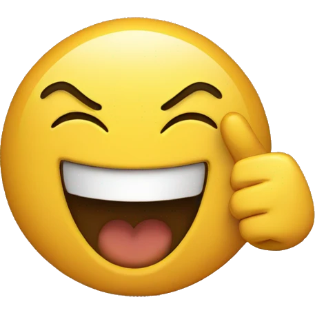 Laughing and pointing emoji emoji