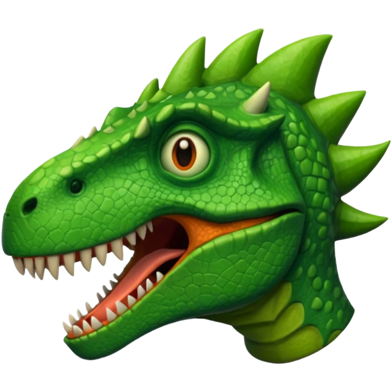 dinosaur head model emoji