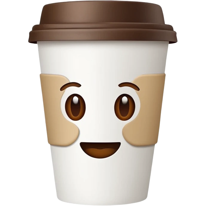 Coffee cup – paper cup with lid emoji