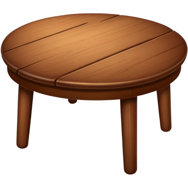 Wooden table emoji