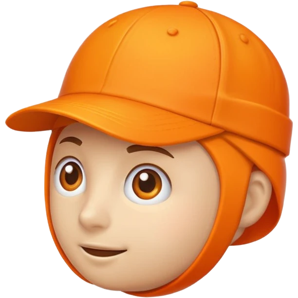 just an orange cap emoji