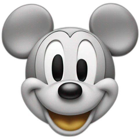 Mickey mouse qui fume emoji