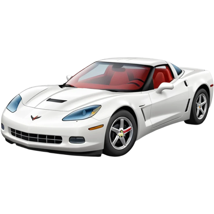 white c4 corvette  emoji