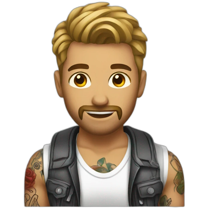 male tattoo artist emoji
