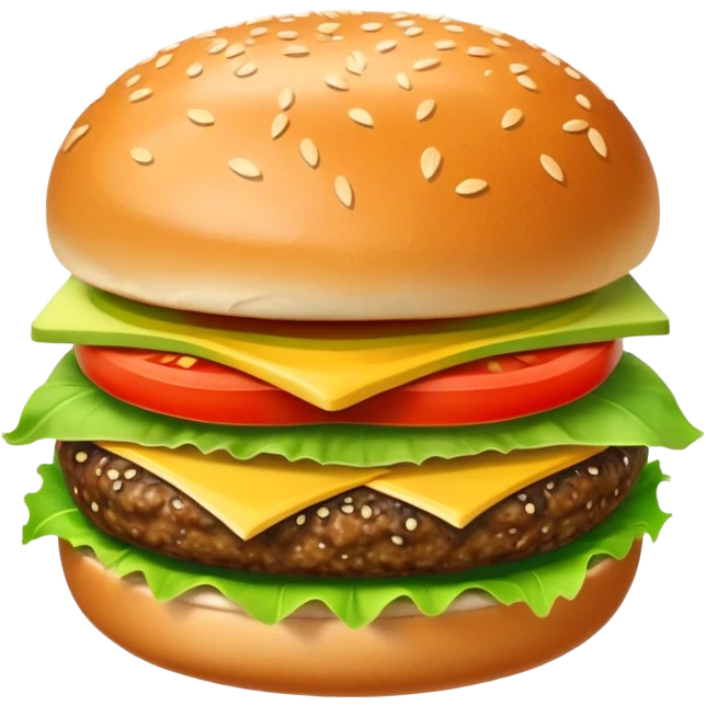 Kubie burger  emoji