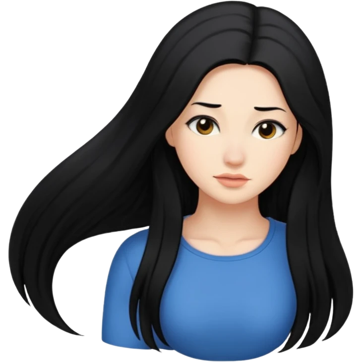  Woman necked bending over showing vagina emoji