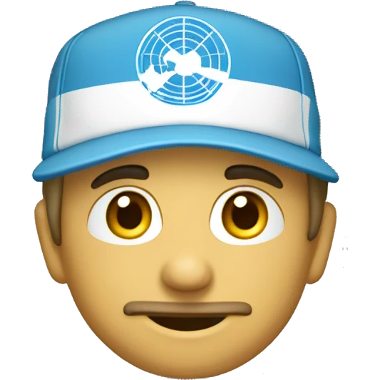 Un ostéopathe avec une casquette emoji