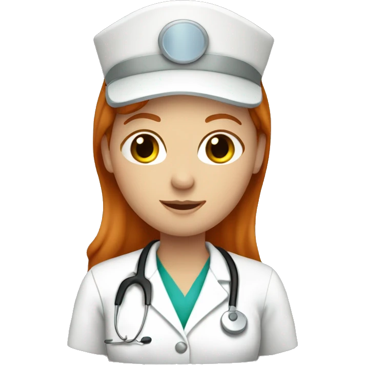 Ginger nurse quirophan emoji