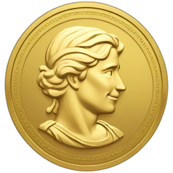 Gold coin  emoji