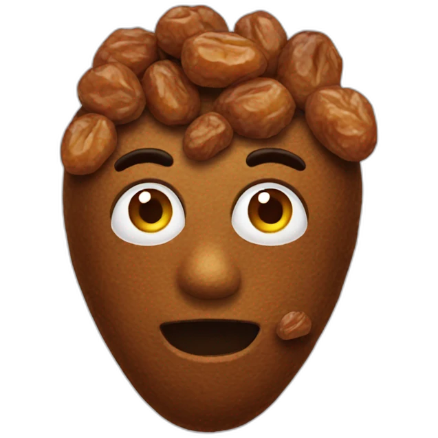 dried raisin emoji