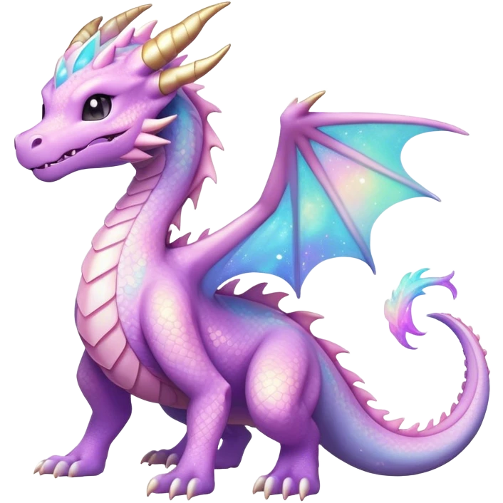 Shiny-Pastel-Nebula-Eeveelution-Cute-Fakemon-Dragon-Pokémon-fusion full body emoji
