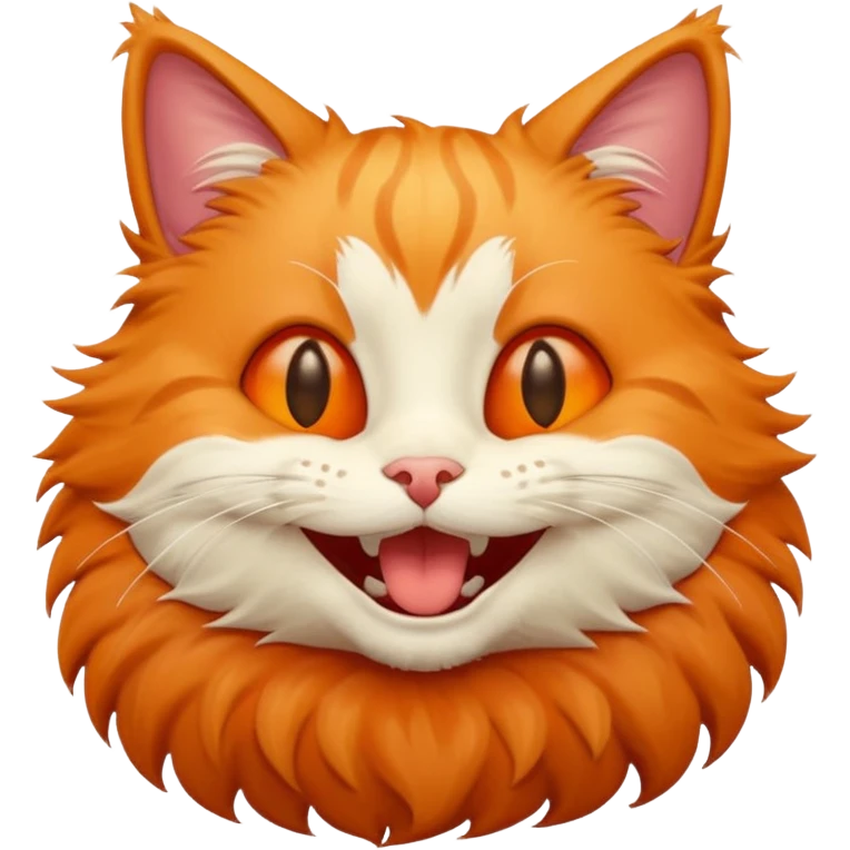 Hazme un gato riéndose emoji