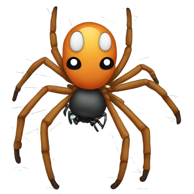 Spider on a web emoji