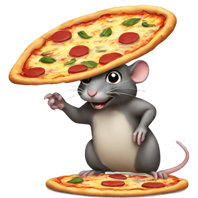Pizza rat emoji