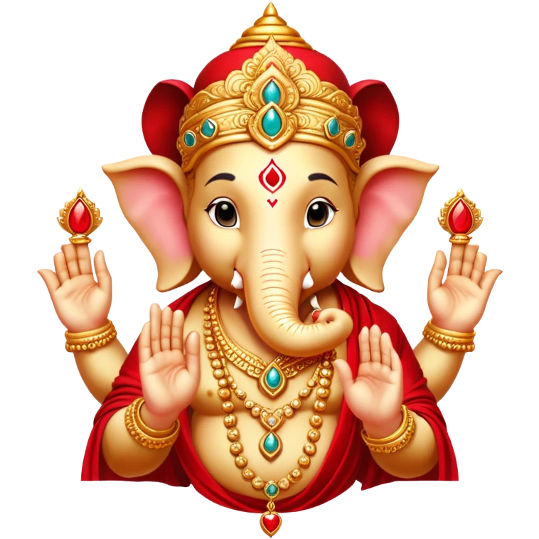 God Ganesh sending a heart  emoji