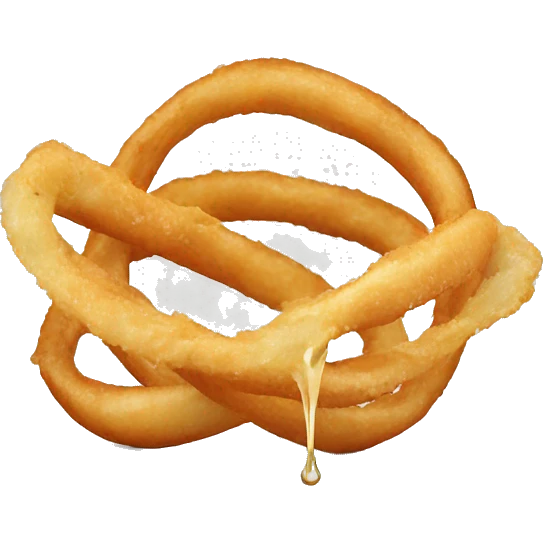 Onion ring dripping emoji