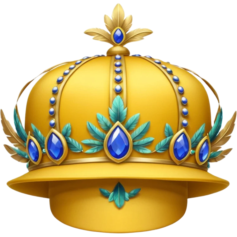 royal yellow hat emoji