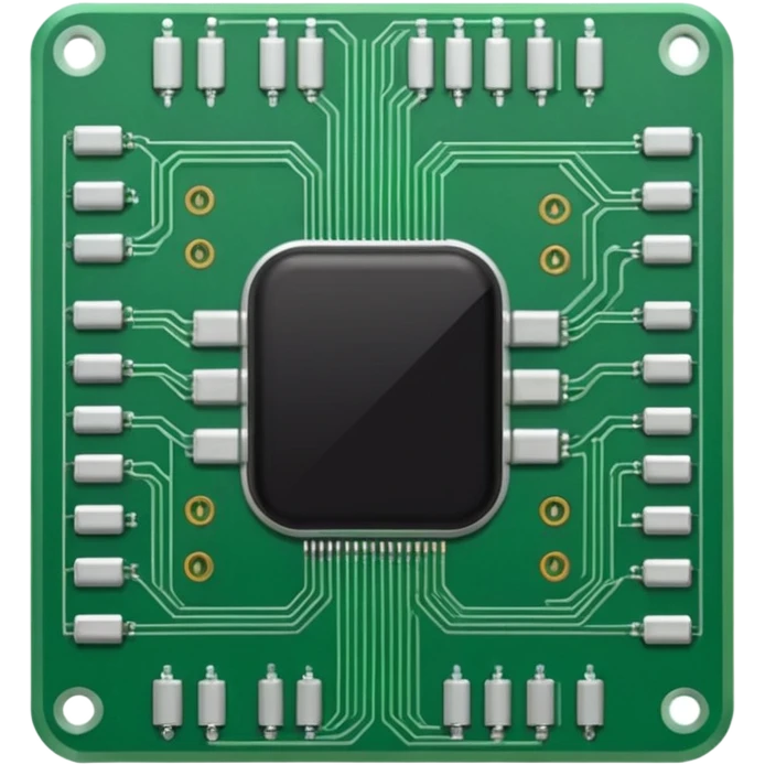 detailed PCB emoji