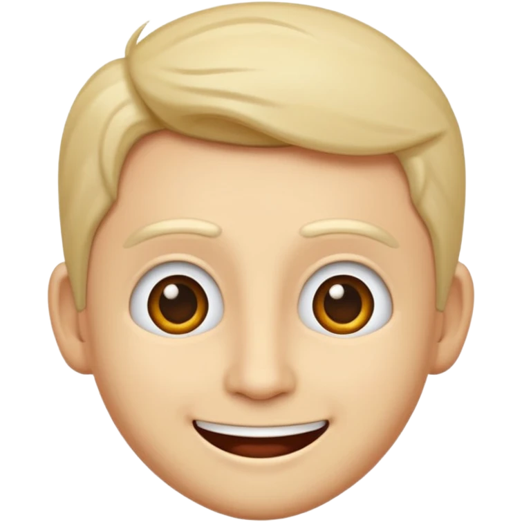 Inaki Godoy as a cheerful emoji emoji
