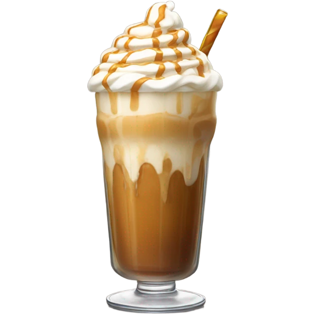 Caramel frappe Starbucks emoji