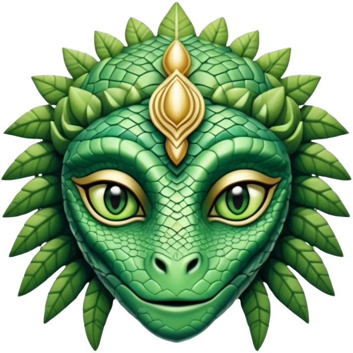 annunaki female reptilian head emoji