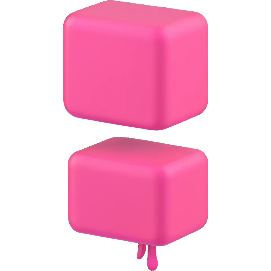 pink object emoji