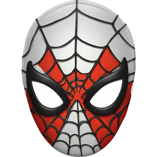 Spiderman mask emoji