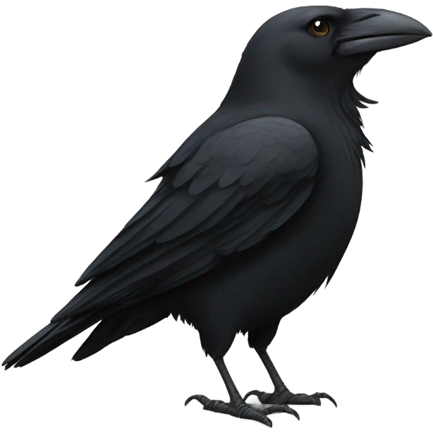 Crow and a hog emoji