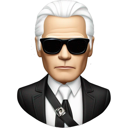 Karl Lagerfeld emoji