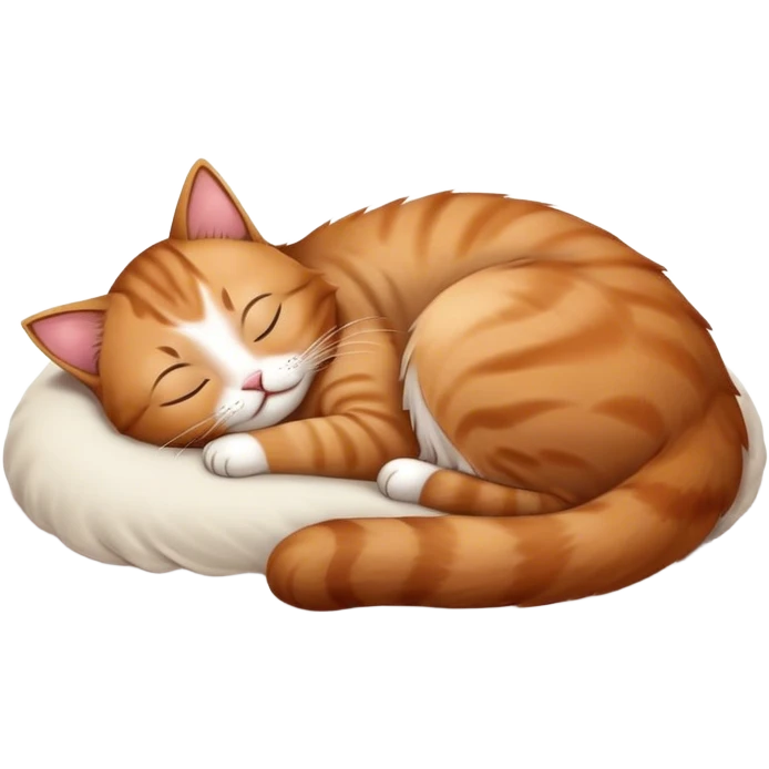 cute cat sleeping on human  bed  emoji