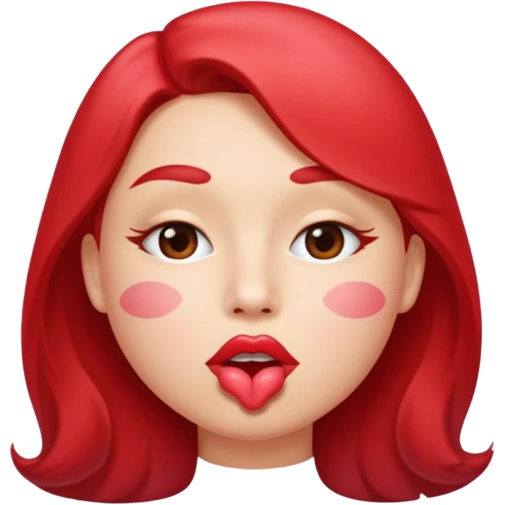 Big kiss emoji
