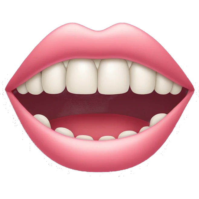 lips with braces emoji