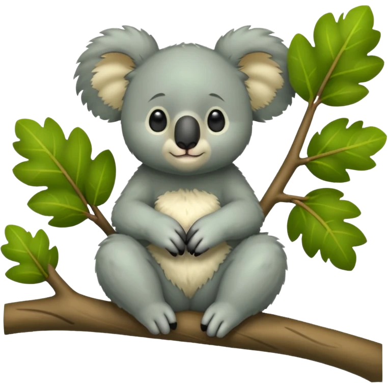 green koala on a tree emoji