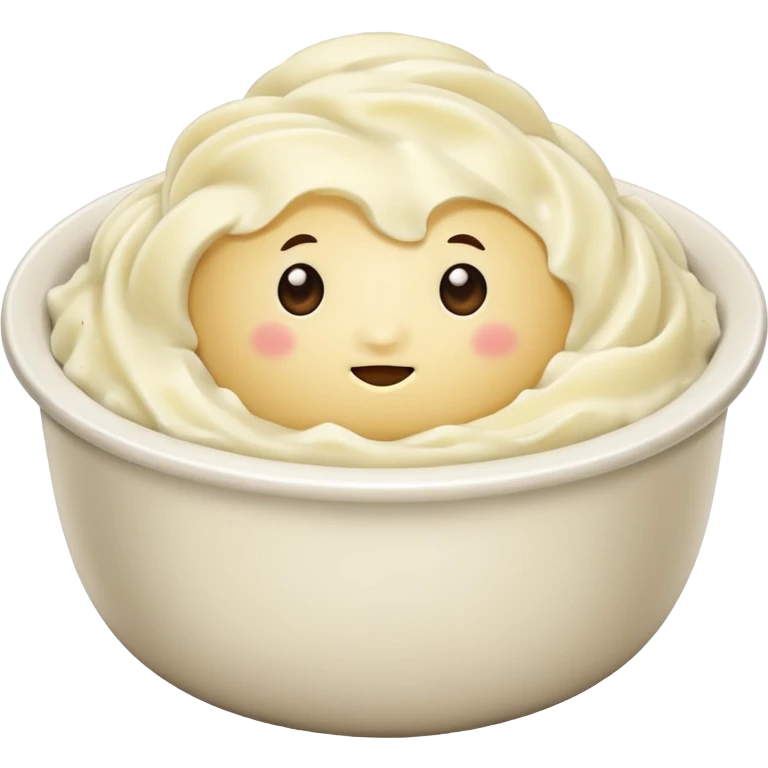 Mashed potatoes emoji