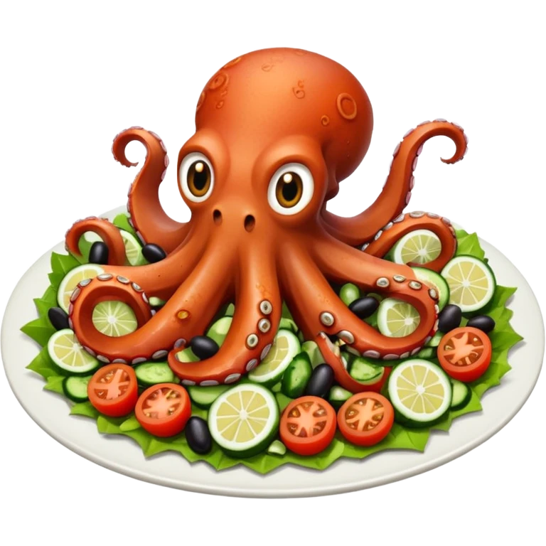 octopus salad emoji