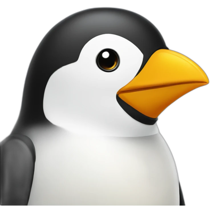 Pingouin avec bouclier emoji