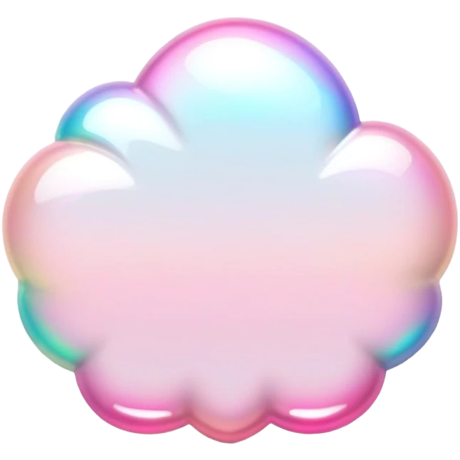  White-pink-Iridescent-aesthetic-scenery-Decoration emoji