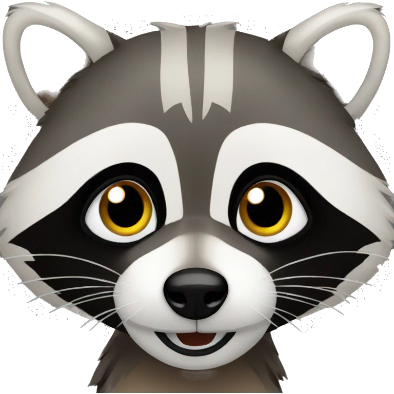 Raccoon emoji
