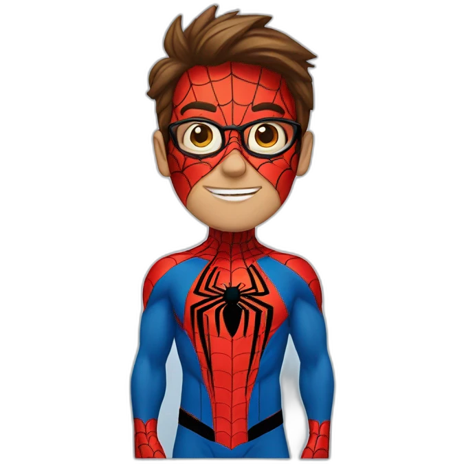 spiderman con bandera argentina emoji