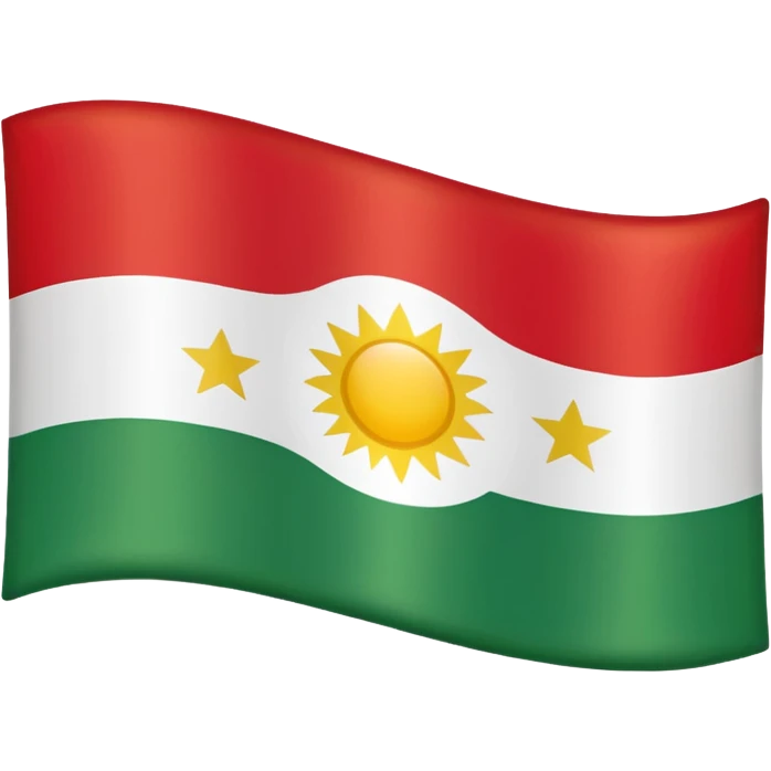 kurdistan flag emoji