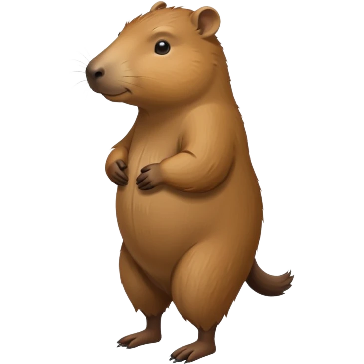 Capybara with shoes  emoji