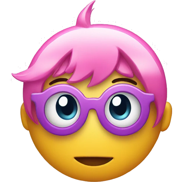 Funky happy smiley emoji