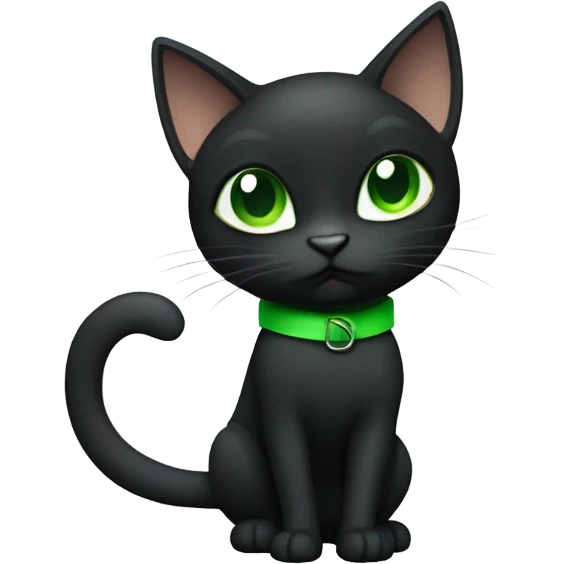 Black cat wearing borat mankini emoji