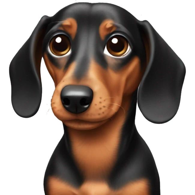 Mini dachshund  emoji