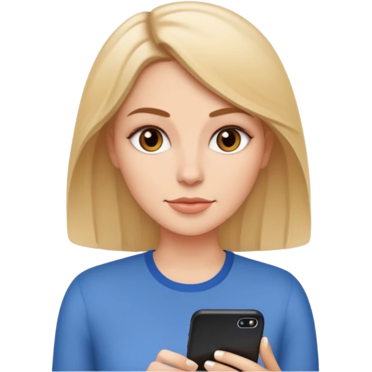ios tech blogger about apps white female emoji