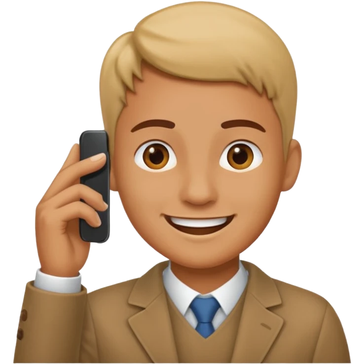 Person sending a voice message on the phone emoji