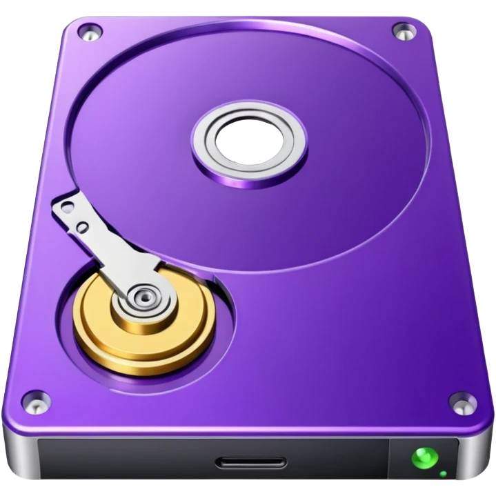 purple hdd drive emoji